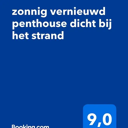 Zonnig Vernieuwd Penthouse Dicht Bij Het